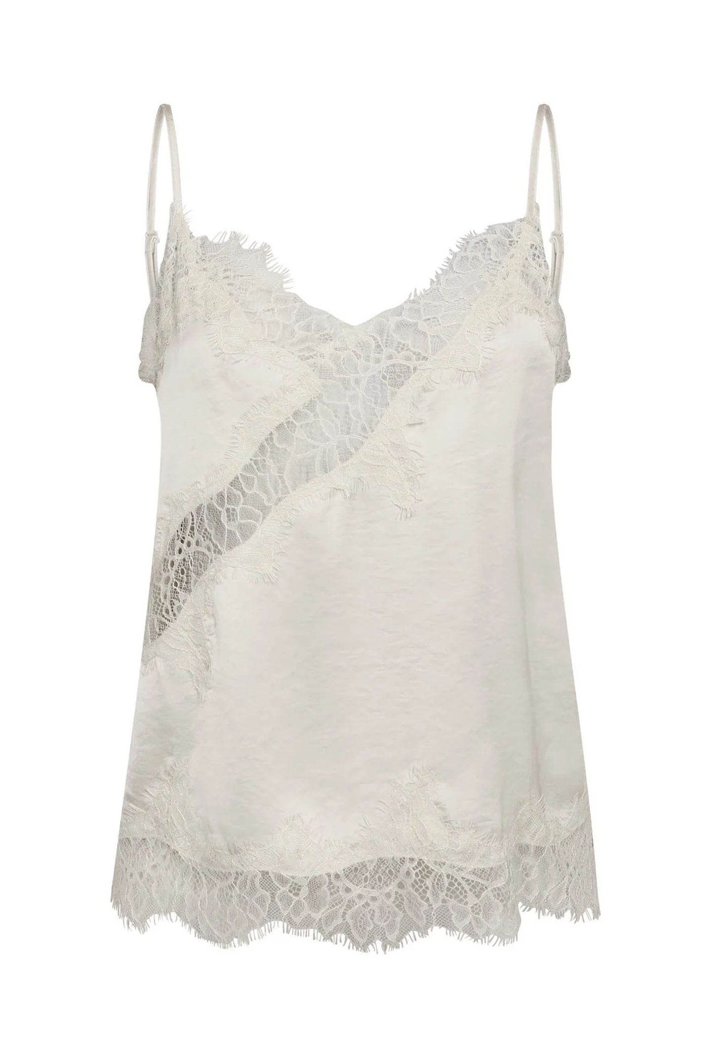 IdunCC Lace Top 11-Off white - 45166