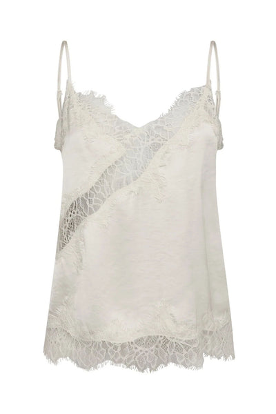 IdunCC Lace Top 11-Off white - 45166 Thumbnail