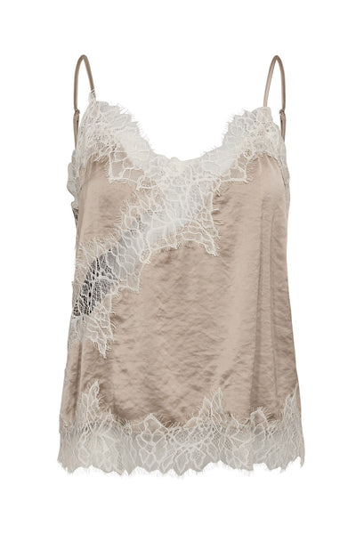 IdunCC Lace Top 320-Bisquit - 45166 Thumbnail