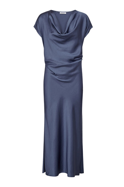 IdunCC Wing Dress 586-Dusty Blue - 46026 Thumbnail