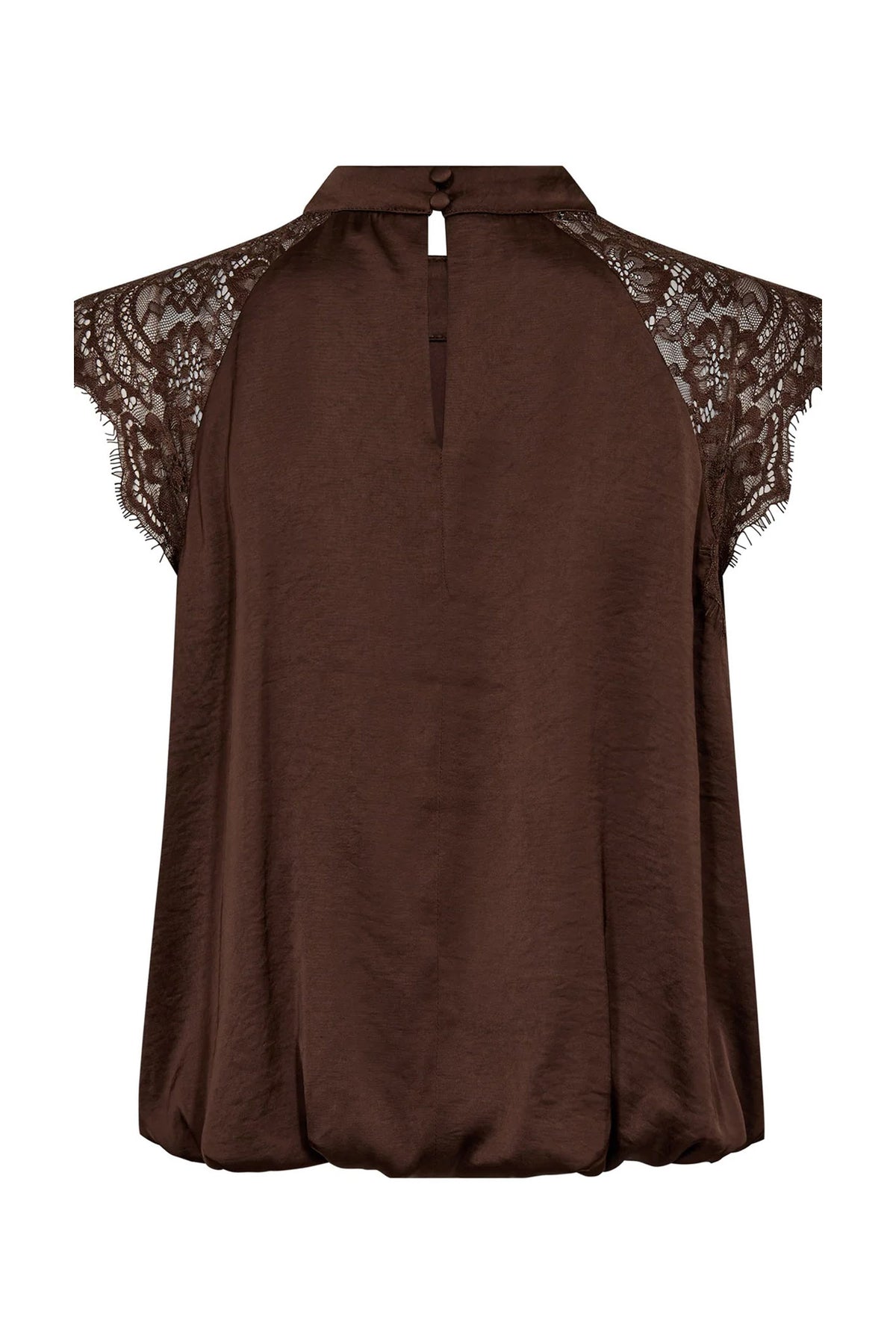 IdunCC Lace Ballon Top 145-Dark Brown - 45185