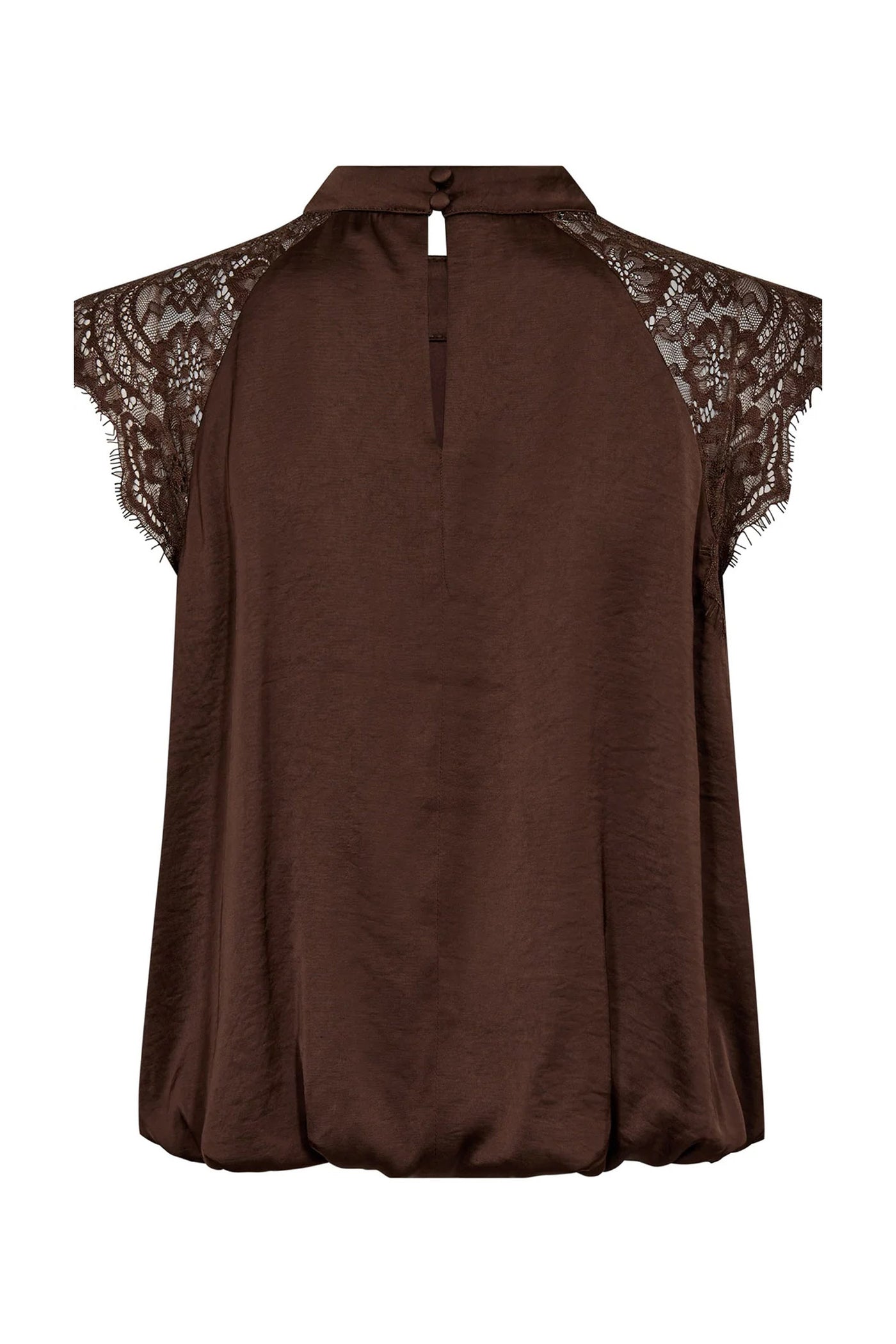 IdunCC Lace Ballon Top 145-Dark Brown - 45185