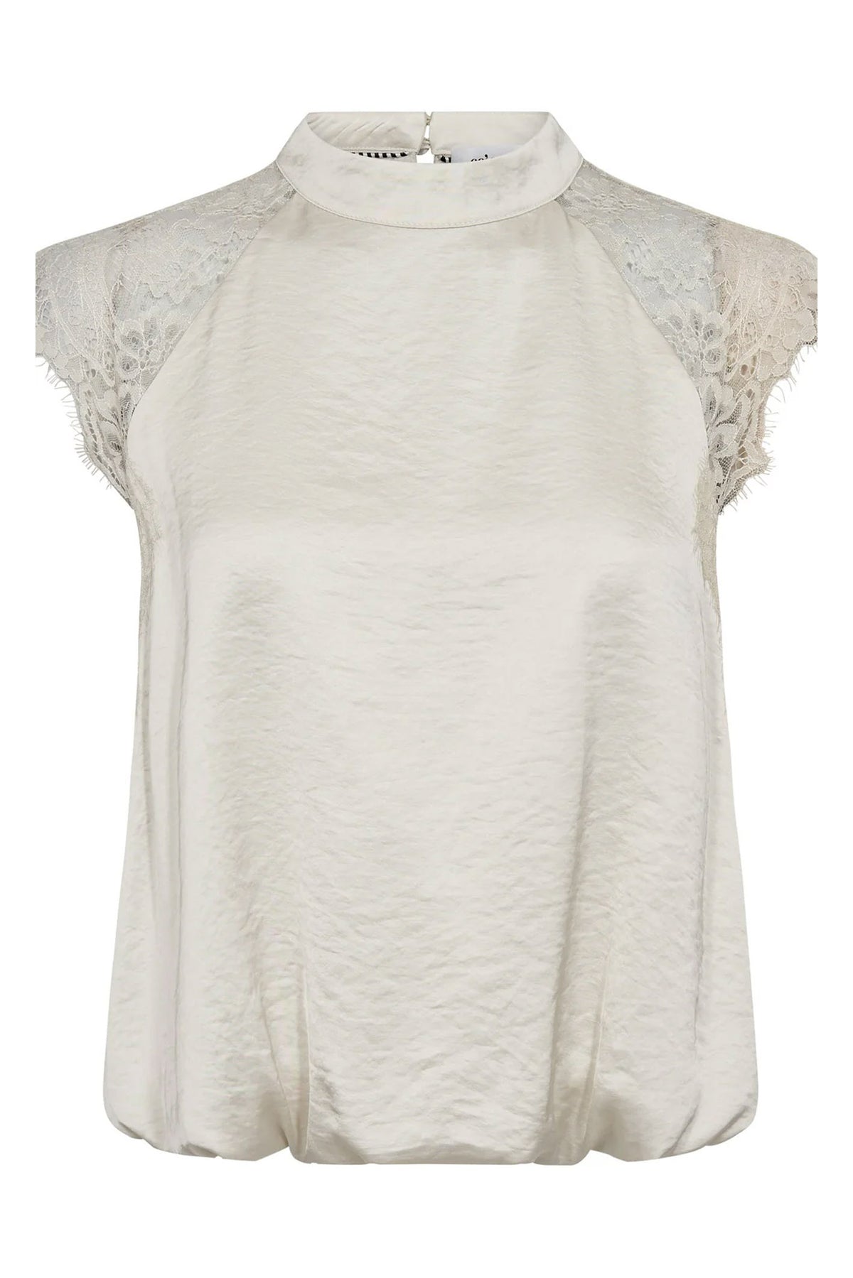 IdunCC Lace Ballon Top 11-Off white - 45185