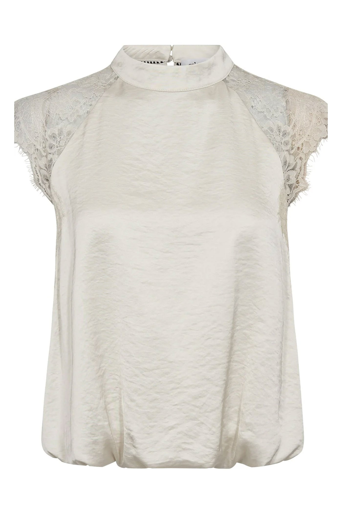 IdunCC Lace Ballon Top 11-Off white - 45185