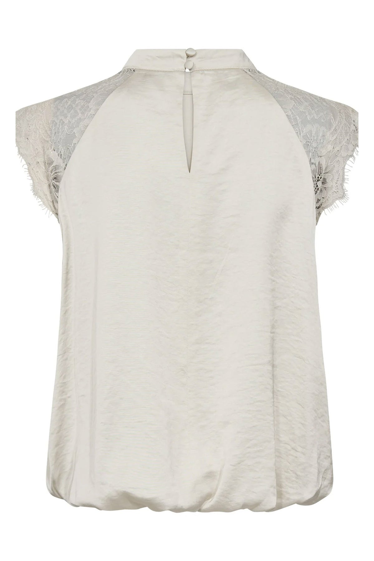 IdunCC Lace Ballon Top 11-Off white - 45185