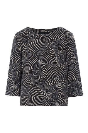 Iki bluse ZEBRA SHELL - 266-2407-5255