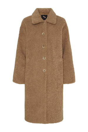 BTFMARGOT Teddy Coat CAMEL - 400046