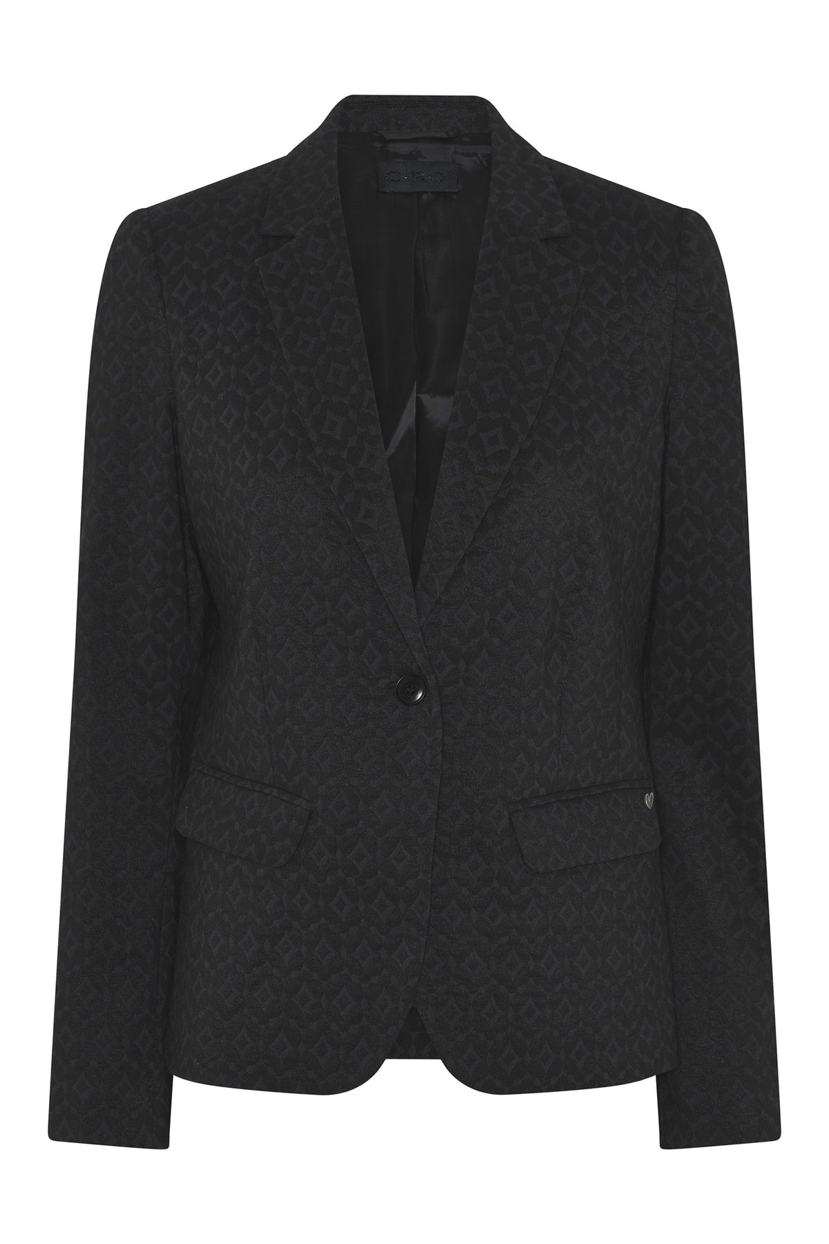 Ditte Blazer w stretch lining 111-Black - 3417/348