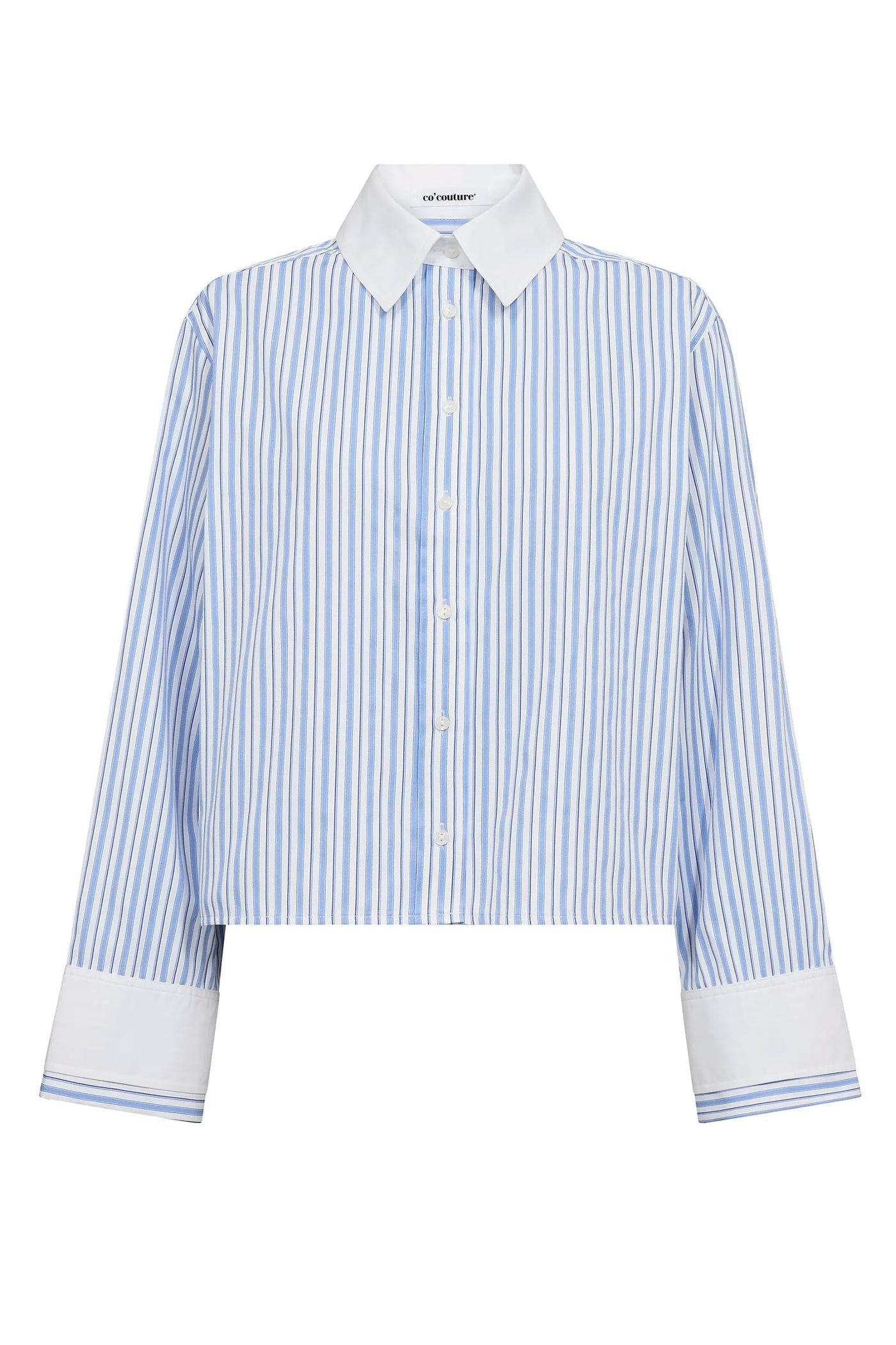 VougeCC Cuff Shirt 40004-Pale Blue - 500234