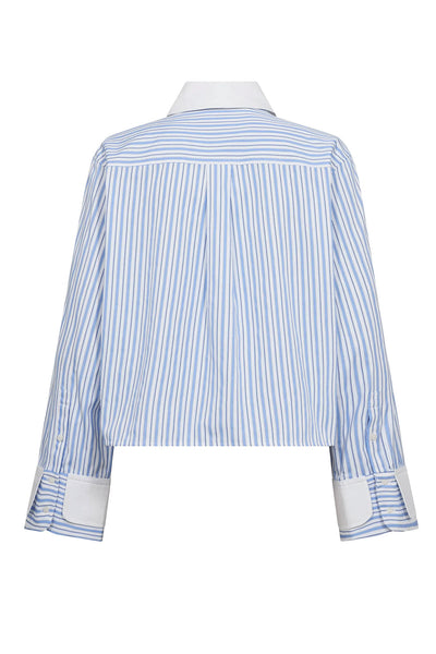 VougeCC Cuff Shirt 40004-Pale Blue - 500234 Thumbnail