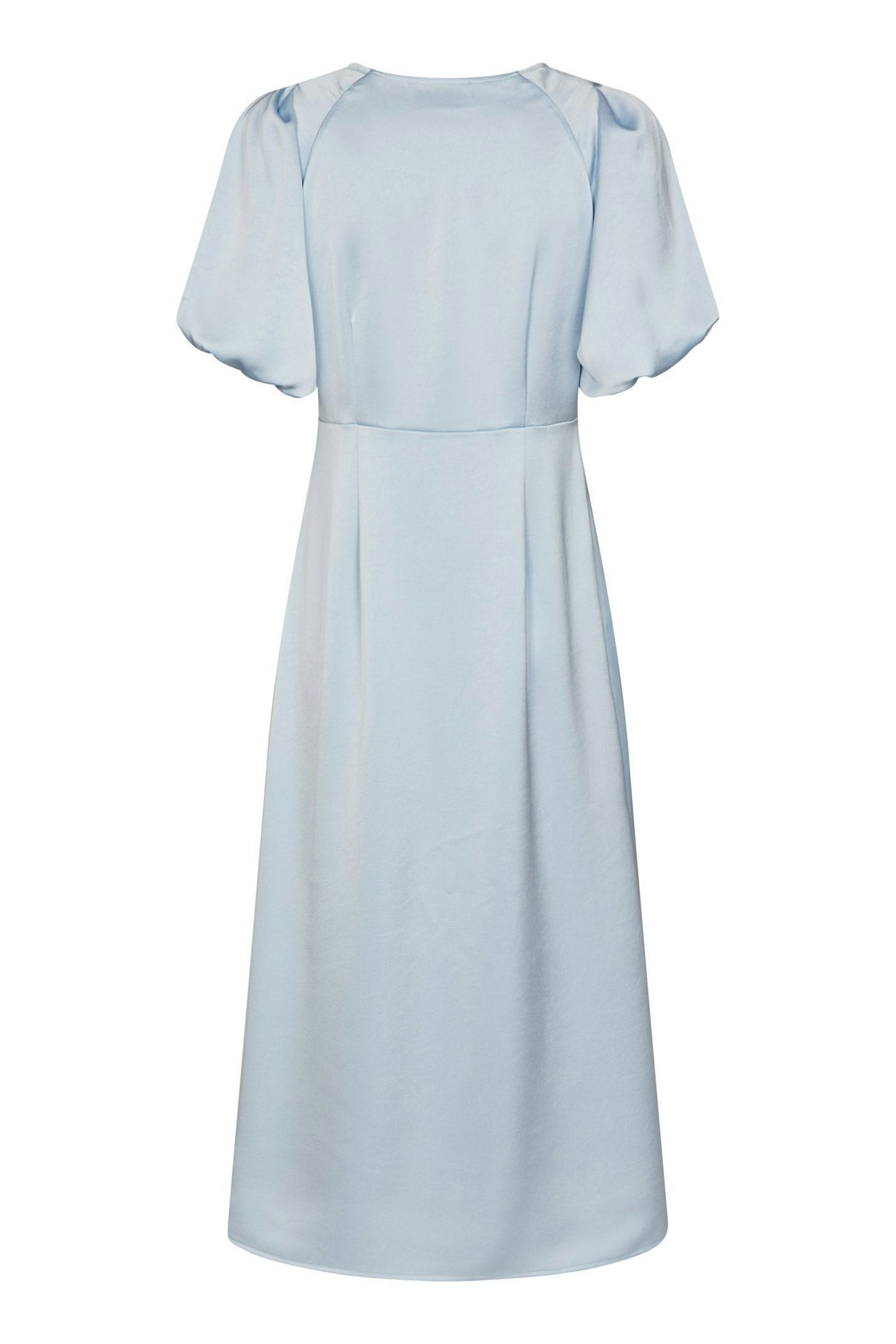 Illana Heavy Sateen Dress Light Blue - 162521