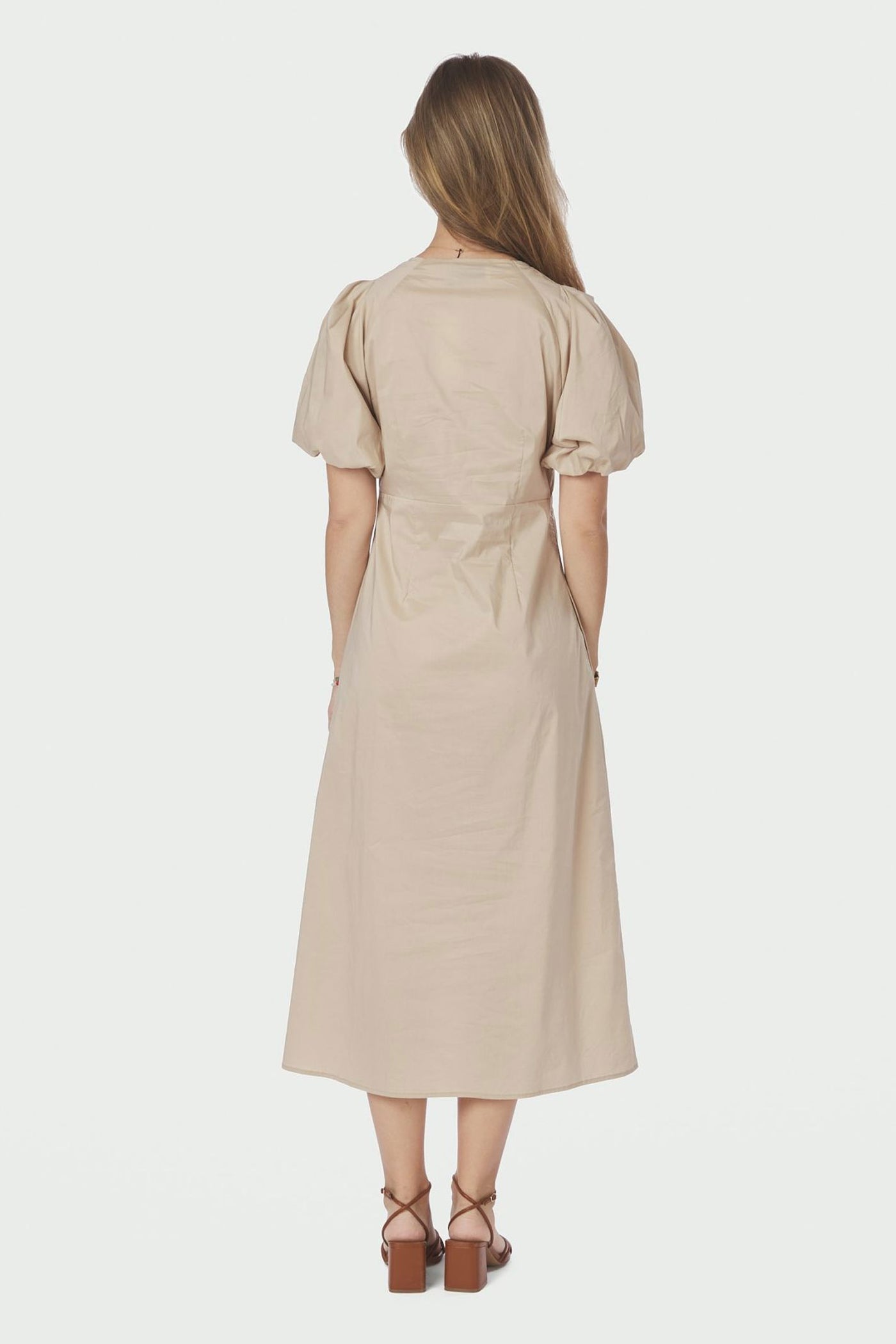 Illana Poplin Dark Sand - 160660