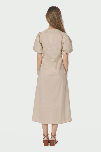 Illana Poplin Dark Sand - 160660 Thumbnail