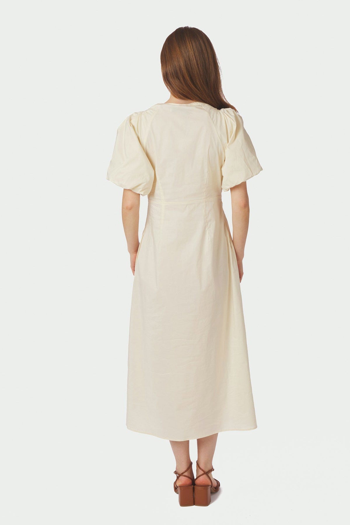 Illana Poplin Dress Butter yellow - 160660