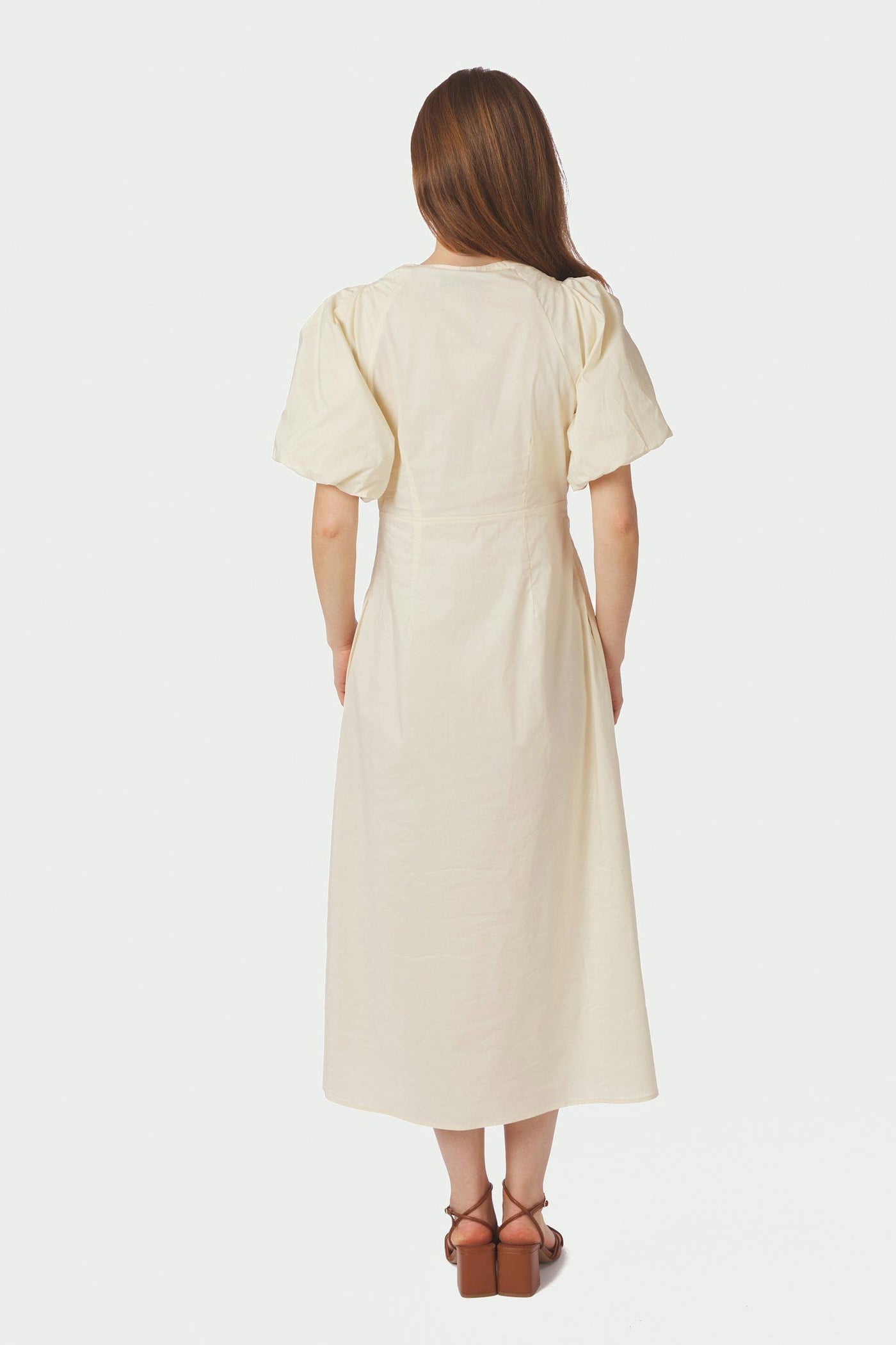 Illana Poplin Dress Butter yellow - 160660