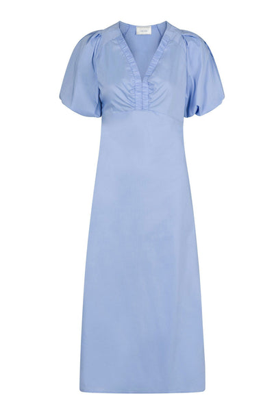 Illana Poplin Dress SKY BLUE - 160660 Thumbnail