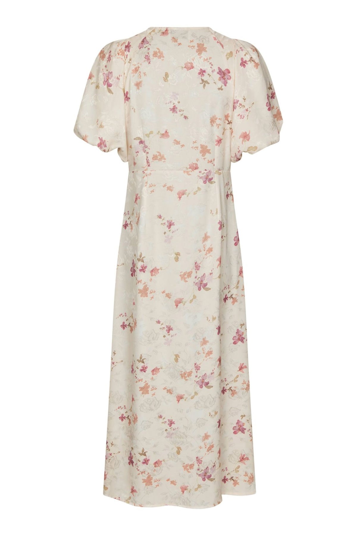 Illana Sateen Print Dress Creme - 168215