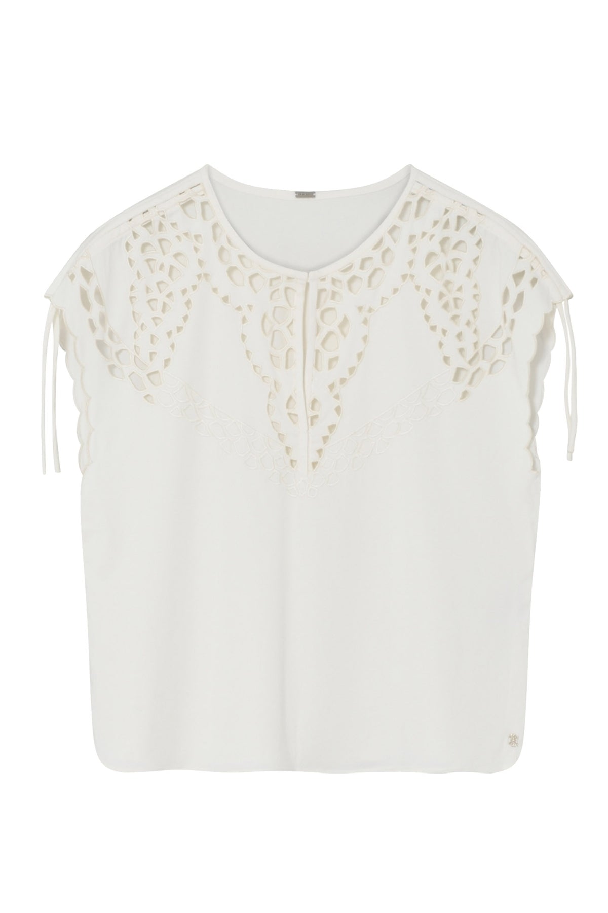 Ina, top 1010-Off White - 61615/7630