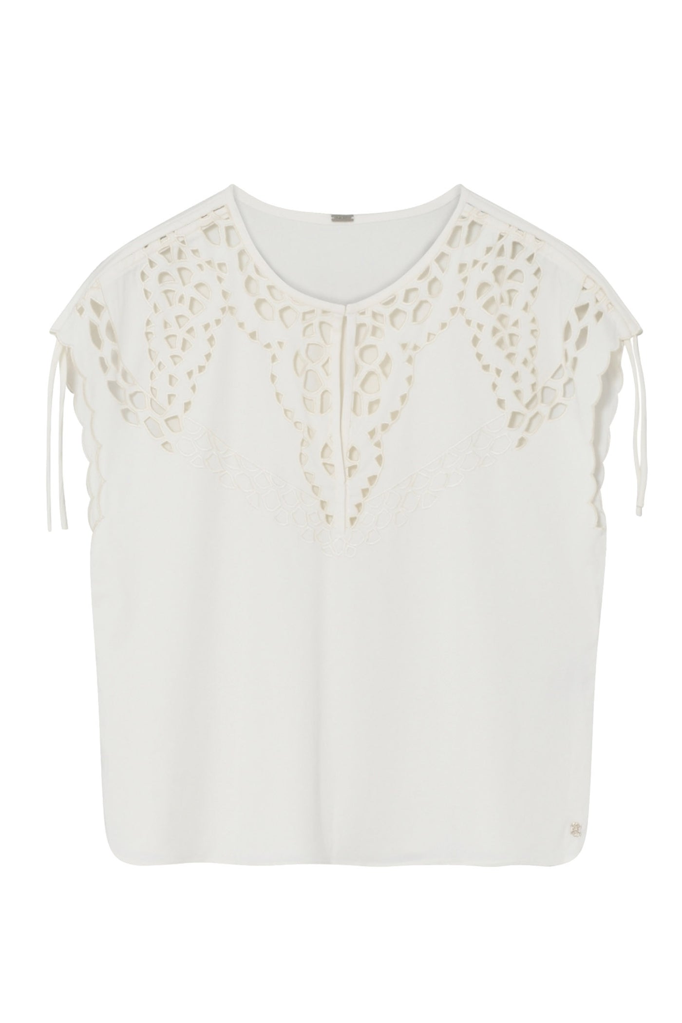Ina, top 1010-Off White - 61615/7630