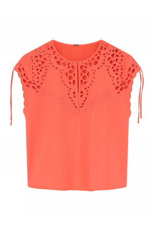 Ina, top 5661-Hot Coral - 61615/7630