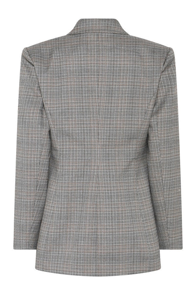 IpomoeaBBTuxana blazer Brown check - BBW4680 Thumbnail