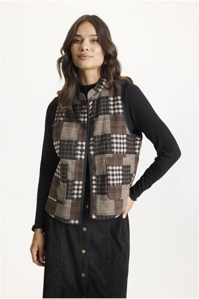 Irene vest Brown - 16820 Thumbnail