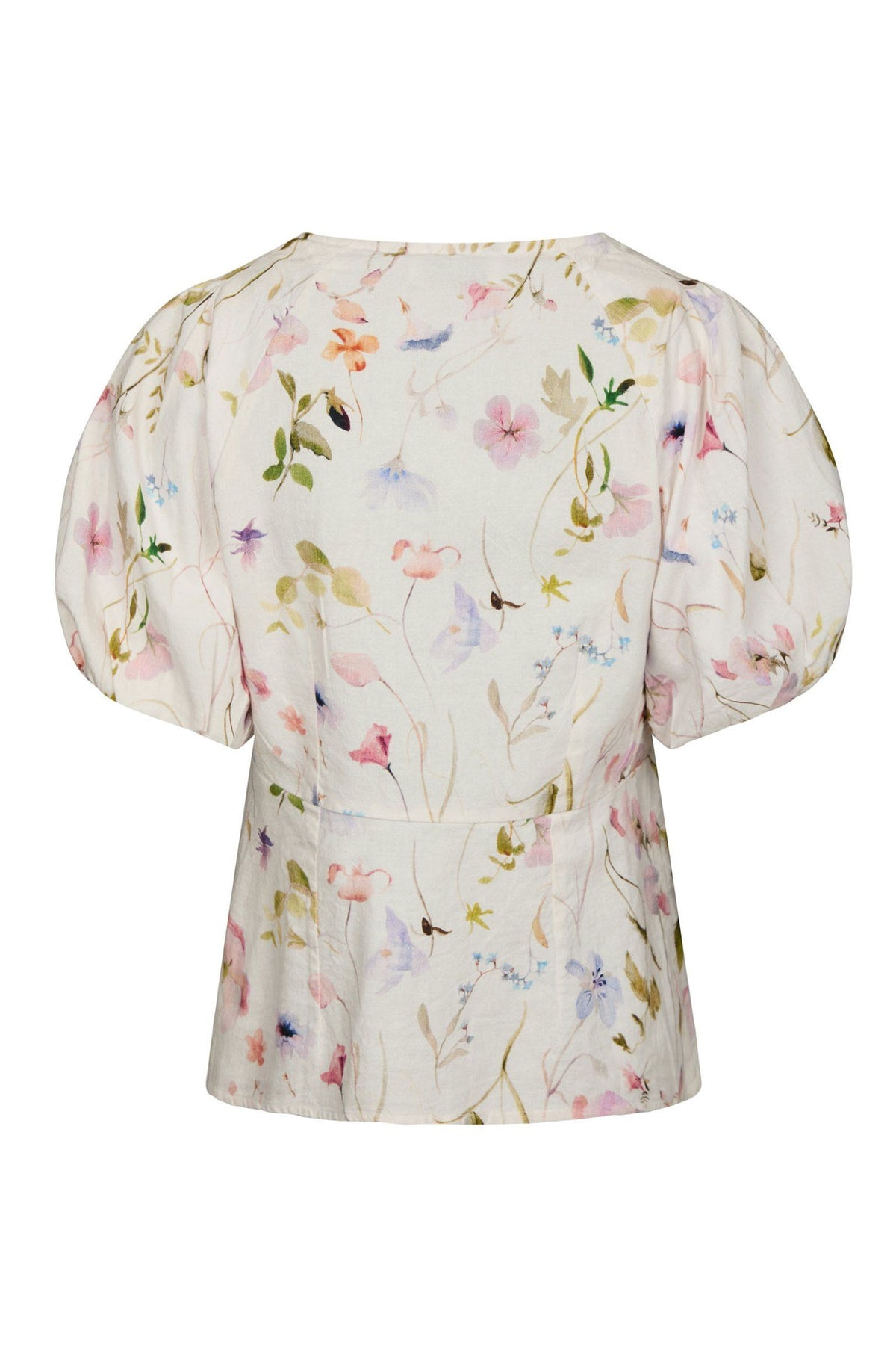 Irina Flower Blouse OFF WHITE - 169056