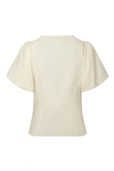 Irina Poplin Blouse Butter yellow - 162219 Thumbnail