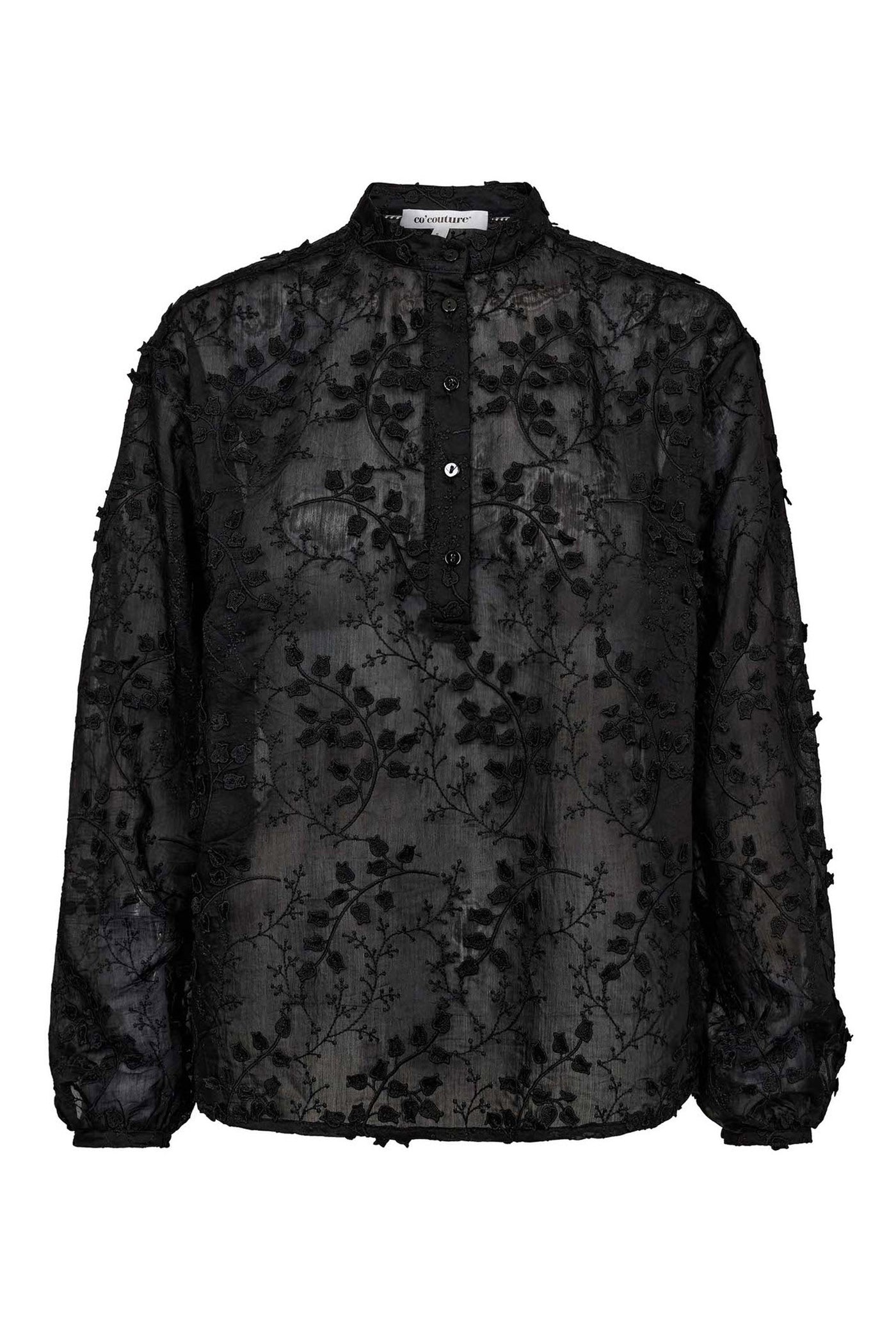 IsakCC Embroidery Shirt 96-Black - 35989