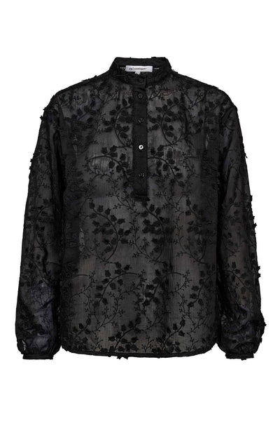 IsakCC Embroidery Shirt 96-Black - 35989 Thumbnail