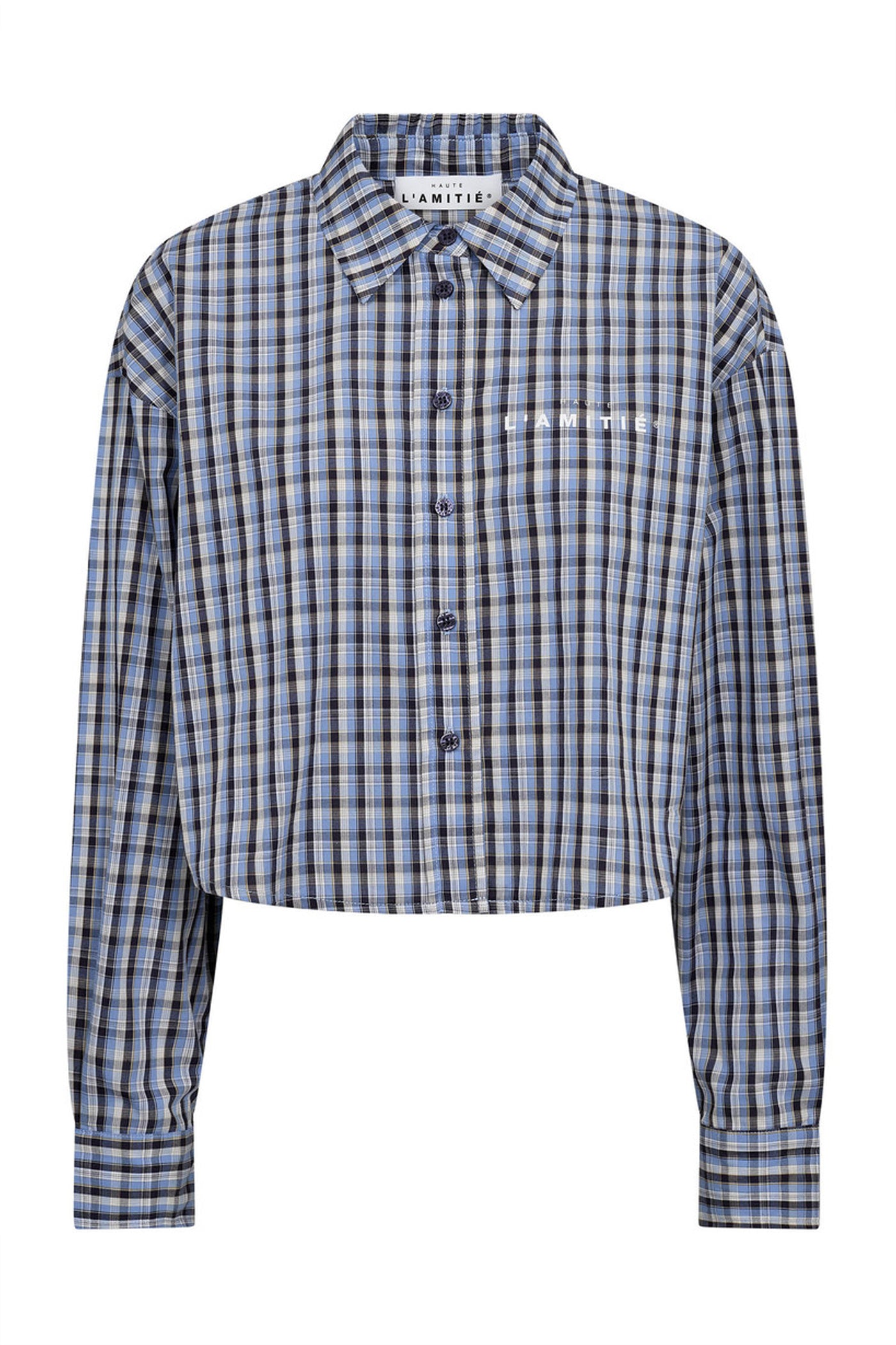 Isolde Check Shirt Blue Check - HL10828