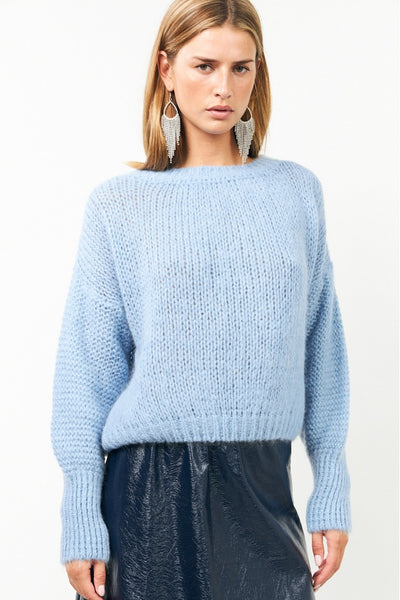 IsoldeLL Knit Jumper LS 22 Light Blue - 25503-5003 Thumbnail