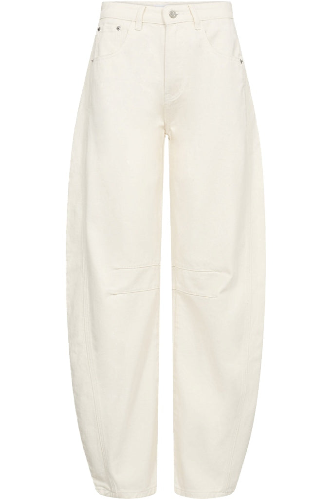 Drew Barrel Panel Jeans White White - HL10571