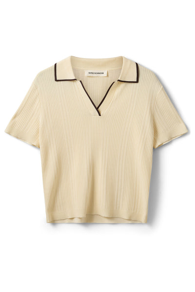 JAMIESW KNIT POLO 0101 Off white - S262341 Thumbnail