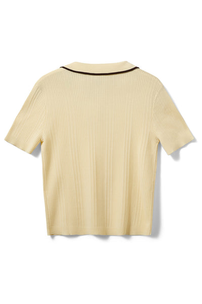 JAMIESW KNIT POLO 0101 Off white - S262341 Thumbnail