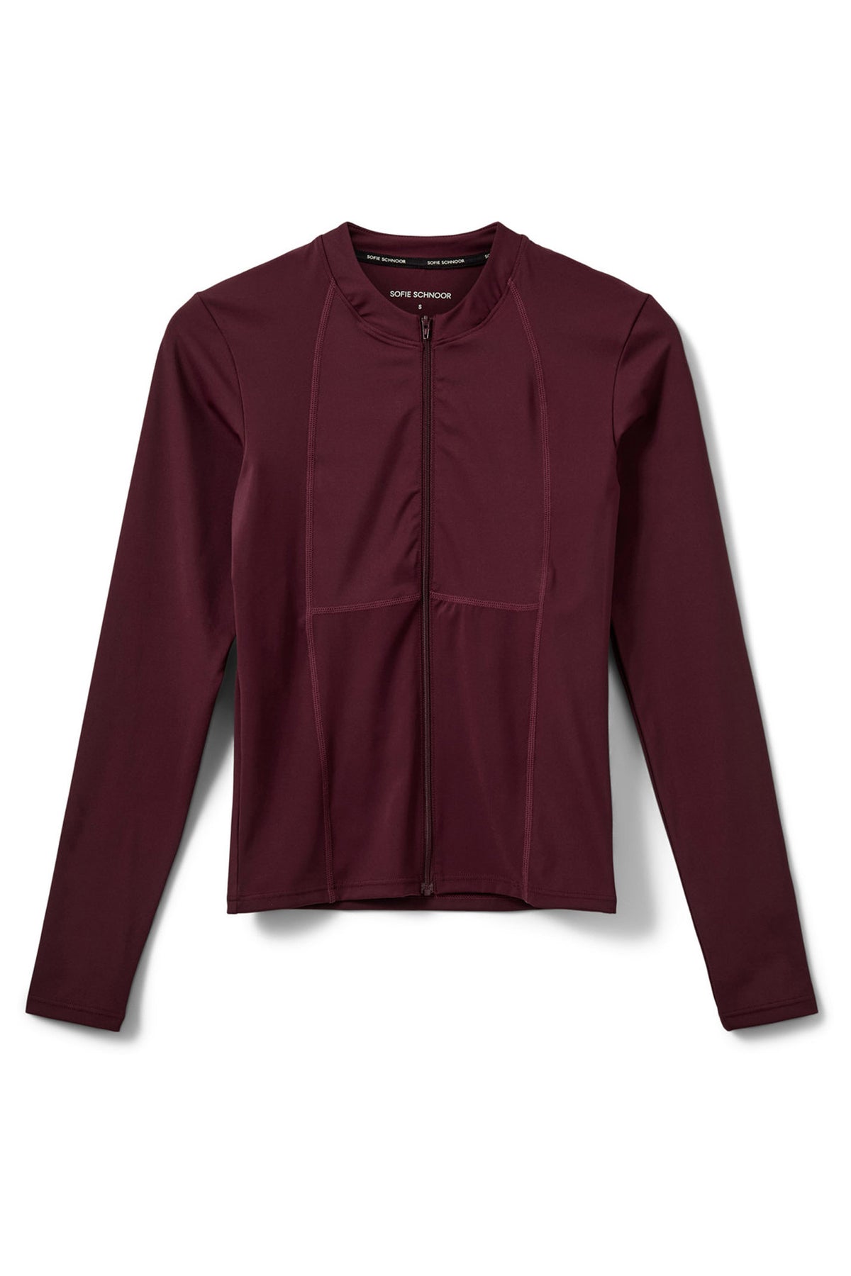 JAYASPO ZIP BLOUSE 4067 Burgundy - SPO1036