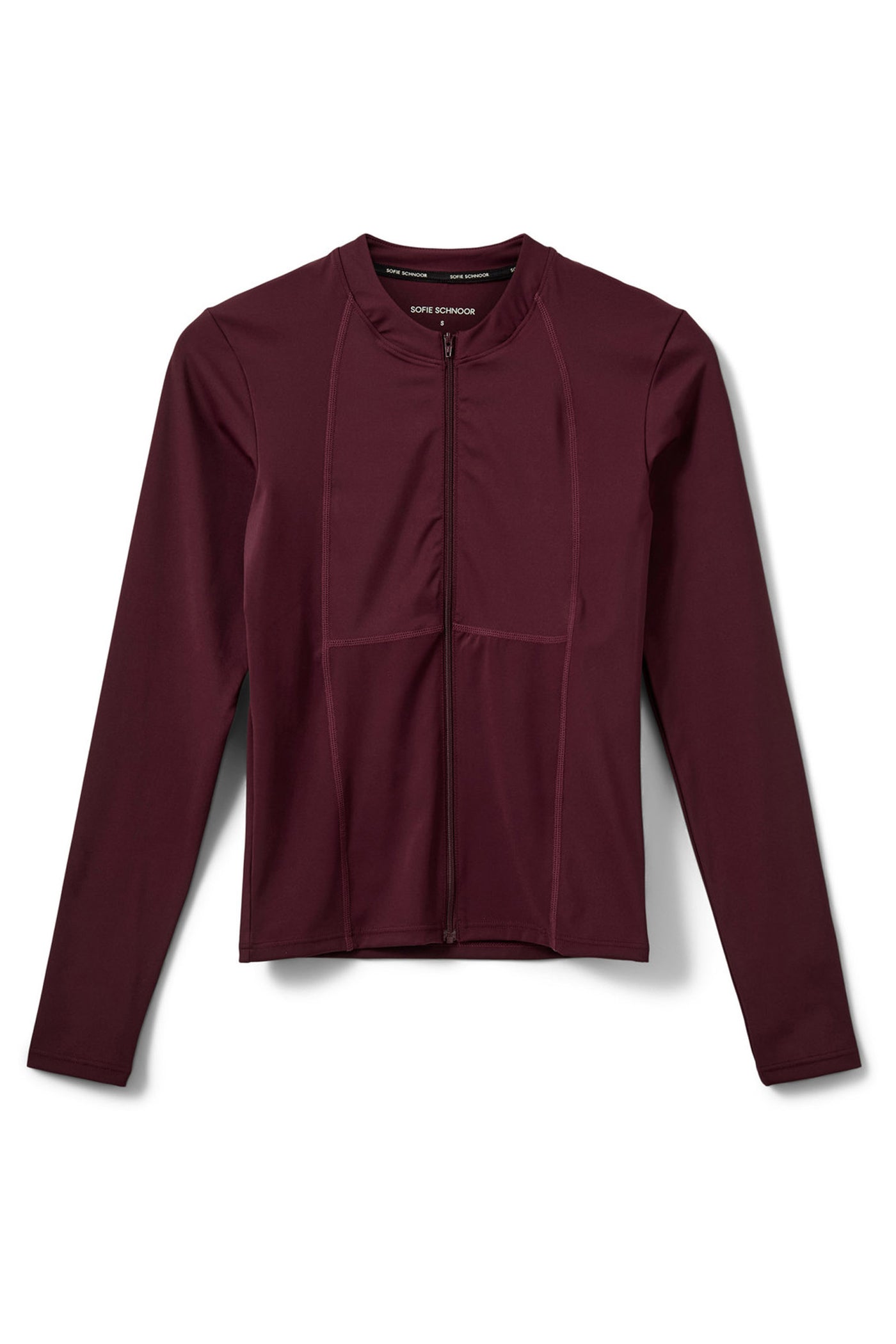 JAYASPO ZIP BLOUSE 4067 Burgundy - SPO1036