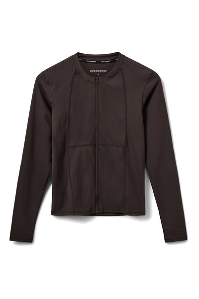 JAYASPO ZIP BLOUSE 7025 Dark brown - SPO1036 Thumbnail