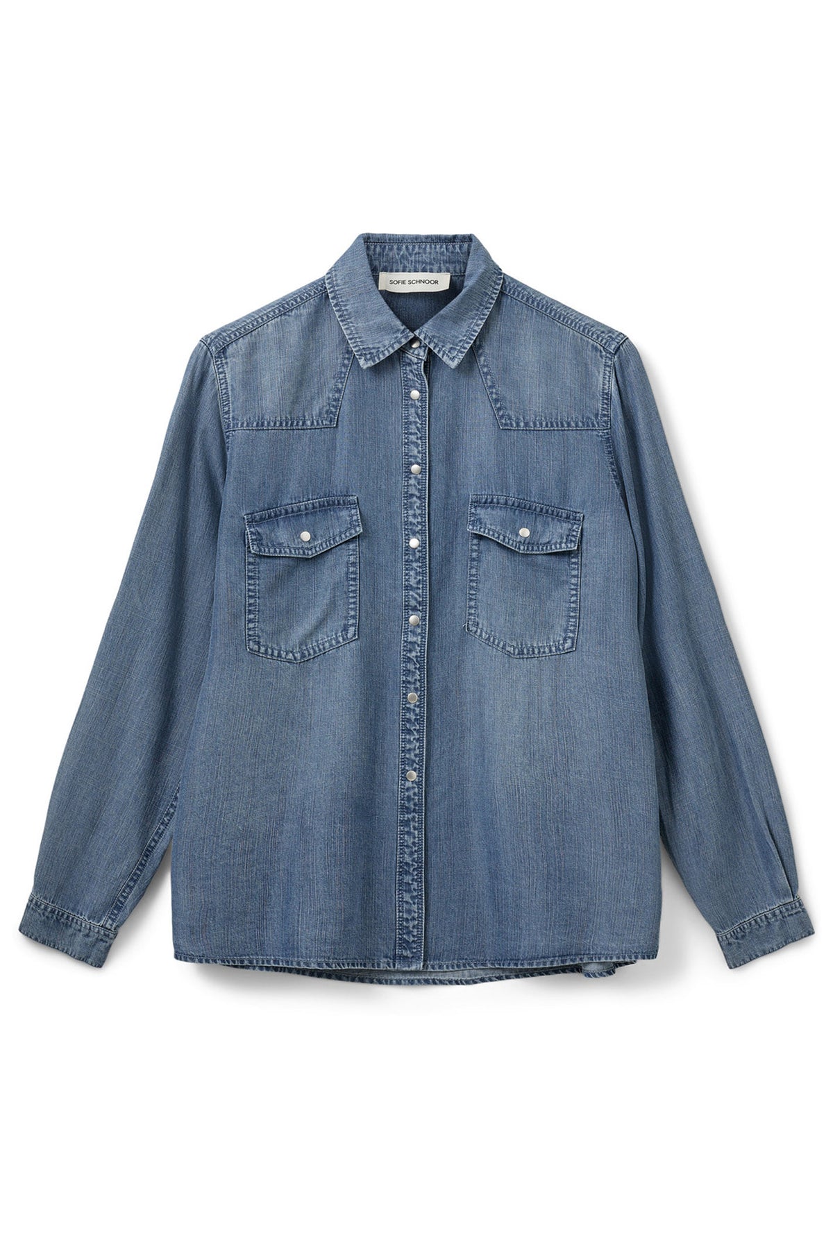 JENNYSW SHIRT 5002 Denim blue - S253245