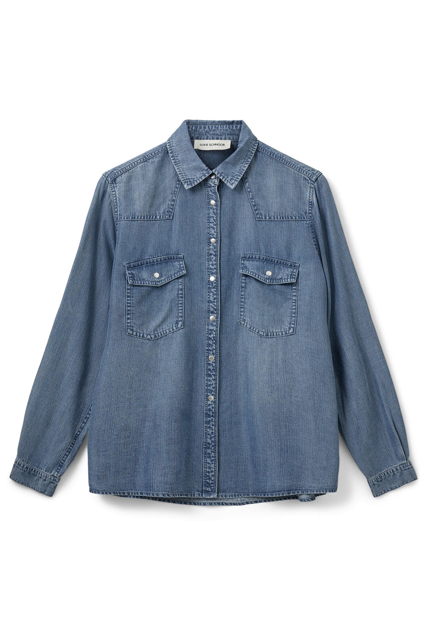 JENNYSW SHIRT 5002 Denim blue - S253245