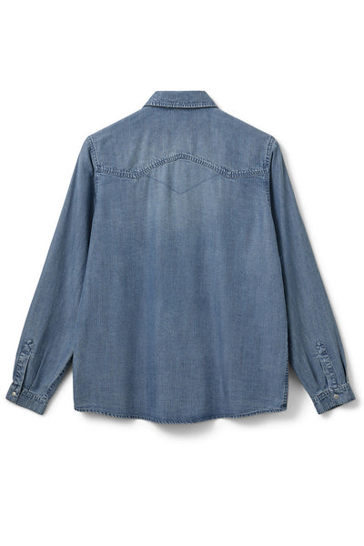 JENNYSW SHIRT 5002 Denim blue - S253245 Thumbnail