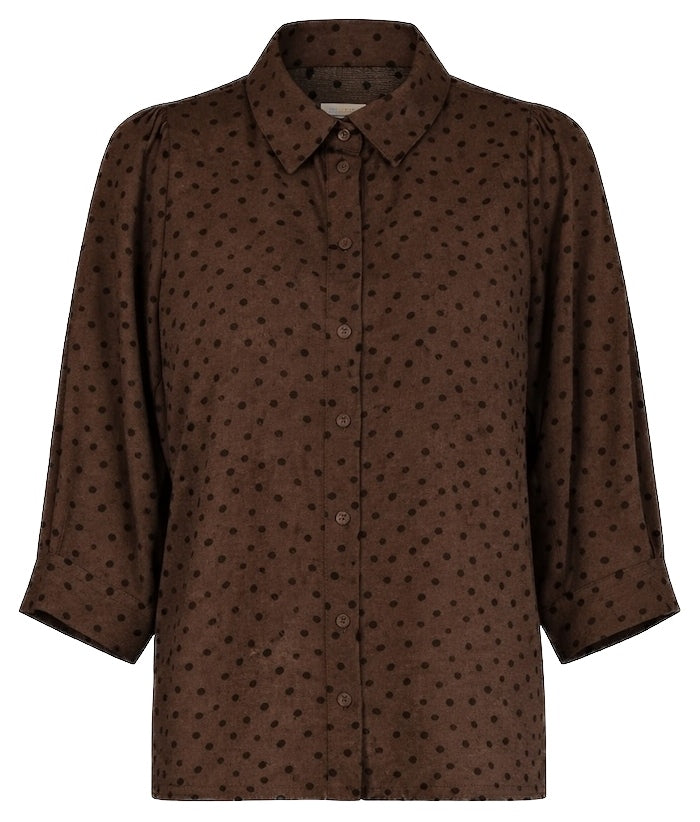 BonoLL Shirt SS 87 Dark Mokka - EX00009-1001