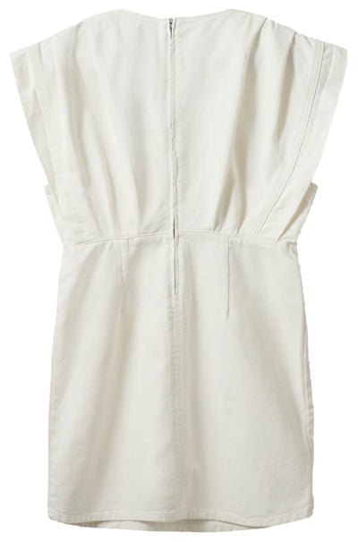 ENYASW MIDI DENIM DRESS 0101 Off white - S262280 Thumbnail