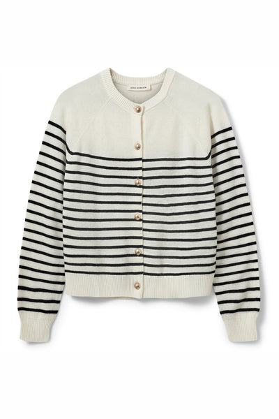 JOANNASW KNIT CARDIGAN 0142 Off White - S261230 Thumbnail