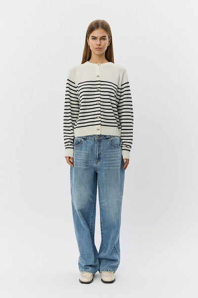 JOANNASW KNIT CARDIGAN 0142 Off White - S261230 Thumbnail