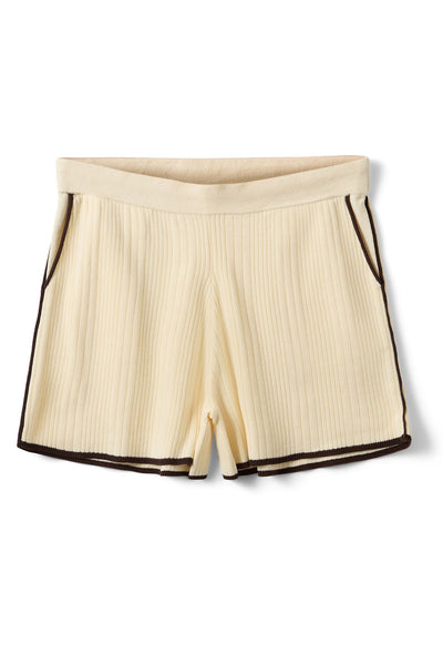 JOLIESW KNIT SHORTS 0101 Off white - S262342 Thumbnail