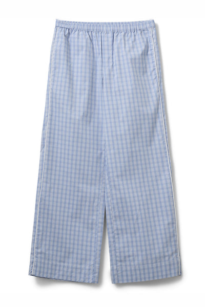 JORDENSW CHECK WIDE LEG TROUSE 5036 Blue - S261382 Thumbnail