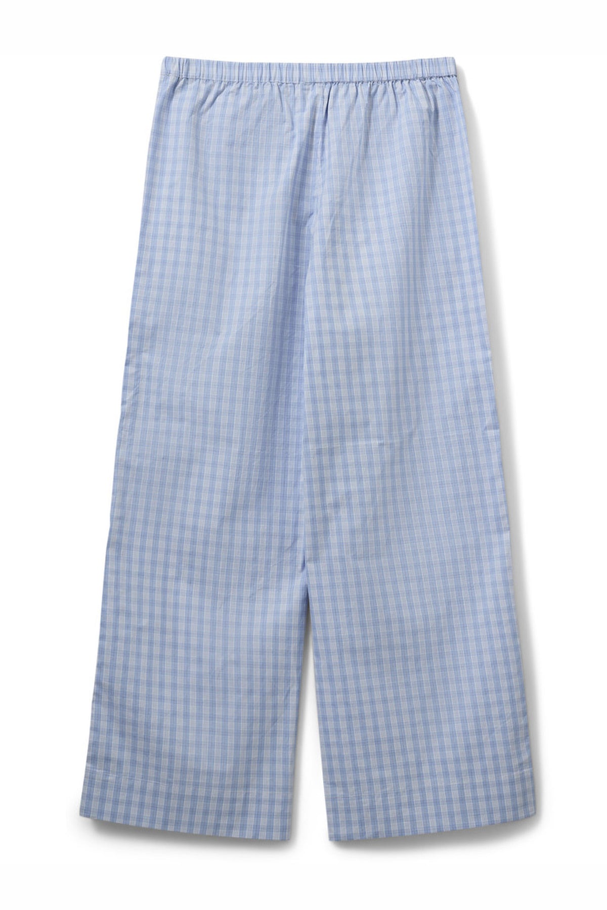 JORDENSW CHECK WIDE LEG TROUSE 5036 Blue - S261382