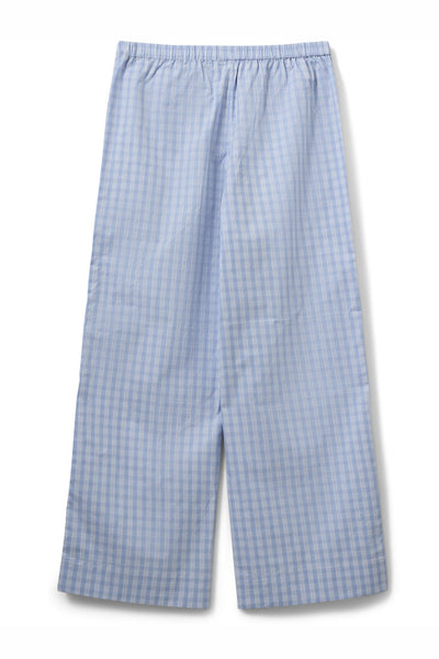 JORDENSW CHECK WIDE LEG TROUSE 5036 Blue - S261382 Thumbnail