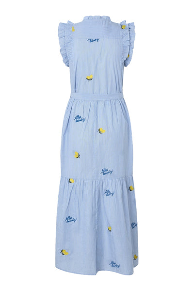 HarrietLL Maxi Dress SL 22 Light Blue - EX00008-3001 Thumbnail